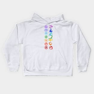 Yoga chakra’s Kids Hoodie